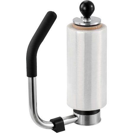 Global Industrial Stretch Wrap Dispenser, 3-3/4 in W x 10-3/4 in L, Black 244289